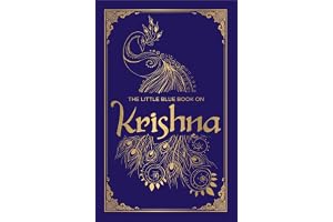 The Little Blue Book On Krishna (Deluxe Silk Hardbound)