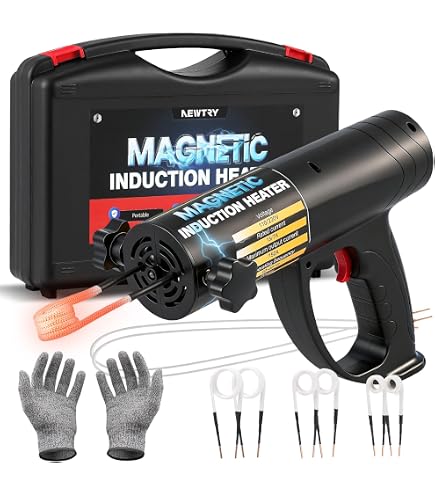 Chauffage à Induction 1100W Pour Voiture - Kit 6 Bobines Pour Dévisser Boulons Et Écrous