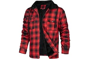 LBL LEADING THE BETTER LIFE LBL Men's Hoodies Full Zip Up Fleece Jacket Casual Hooded Sweatshirt Plus Size Winter Warm Coat with Pockets