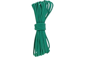 ‎OKAEI Okaei (1.20€ /m Gummikordel 5M - Expanderseil- Rundgummi, Hochwertig, Extra-Stark Gummiseil in 4mm 11 Farben - Grün