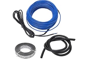 15 m 1,5 m² rörvärmekabel 15 W/M 225 W/PC självreglerande värmetejp med fast rem kabelskydd för vintern (220–240 V)