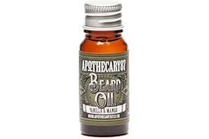 Apothecary 87 Beard Oil | Vanilla & Mango Fragrance | Premium Formulation With Plant Extracts | Beard Conditioner, Nourishes, Softens and Moisturises, Reduces Irritation | 10ml