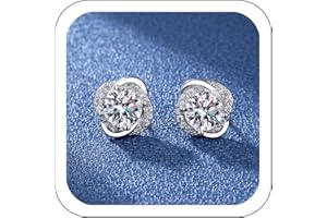 JMWEDIA deals of the day clearance prime sale Flower Stud Earrings 925 Sterling Silver Plumeria Earrings for Women Hypoallergenic Cubic Zircon Cute Flower Stud Earrings Jewelry Gifts for Birthday Christmas