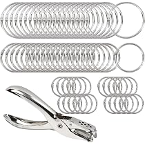 Anneaux De Reliure Métal Doré 3 Pièces - 1,6 Pouce - Pour Fiches, Feuilles Volantes, Projets Créatifs