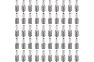 YIXISI 50 Sztuk 22x5 mm Kołków Kołkowych z Ochroną Gumową, Kołki Podtrzymujące Półki, do Szafek Kuchennych Meble Regałowe