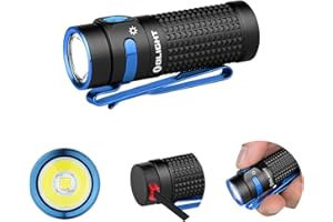 ‎OLIGHT OLIGHT Baton 4 LED kleine Taschenlampe wiederaufladbare bis zu 1300 Lumen, 170 Meter Leuchtweite Superhelle mini Handlampe mit 6 Modi, 30 Tage Laufzeit stark Flashlight IPX8 für Alltag Schwarz