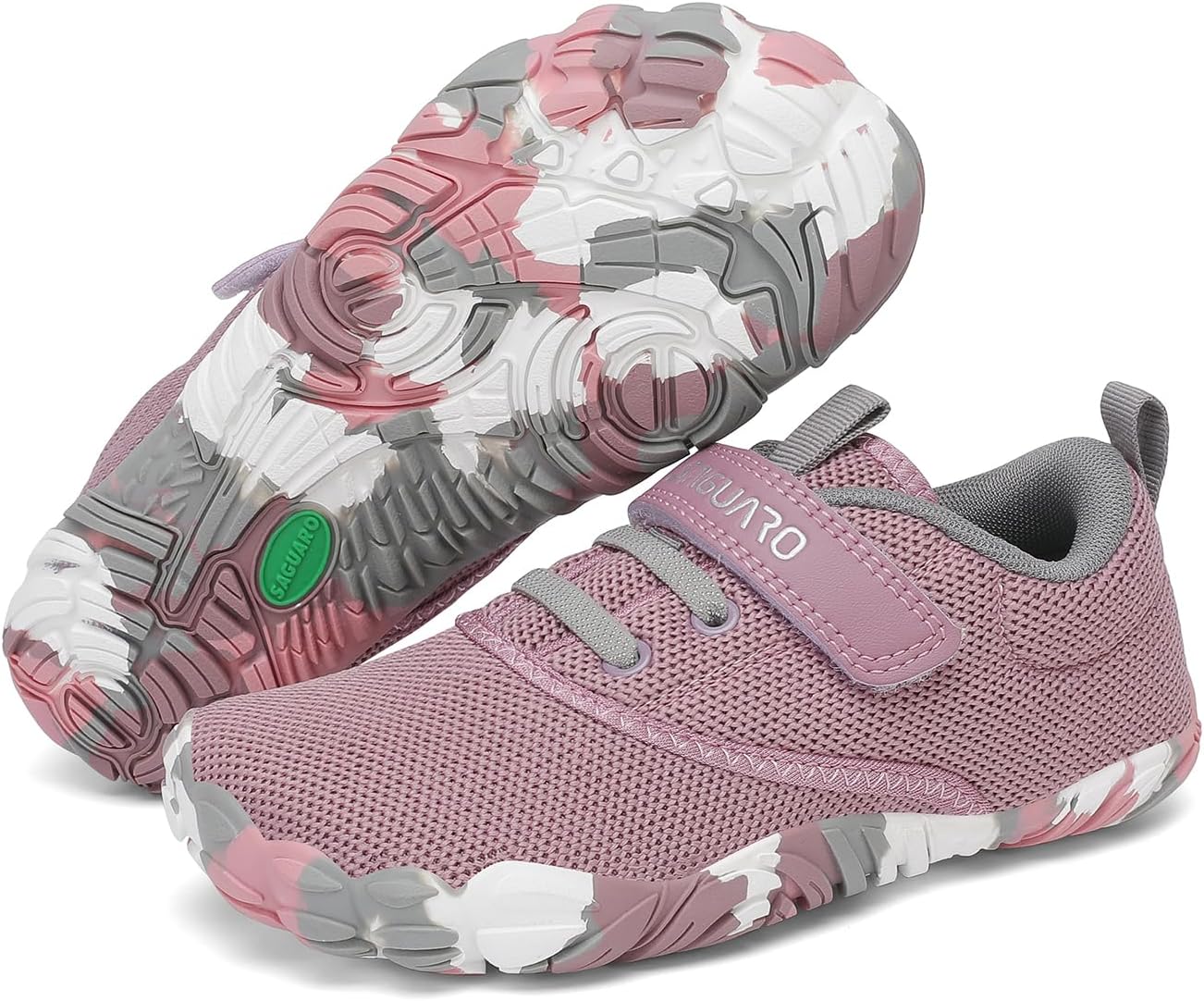 SAGUARO Zapatillas Barefoot Niños Antideslizantes y Ligeras Calzado Descalzos, Talla 24-36