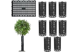 Eivdru Protezione per Tronco d'albero, in plastica Flessibile, espandibile, Durevole, Protezione Contro la Corteccia delle Piante per Proteggere Gli Alberi da decespugliatori e Piccoli