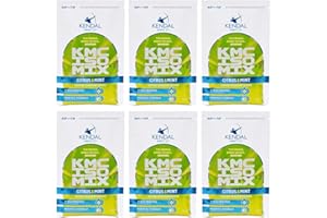 KENDAL MINT CO. KMC ISO MIX: Isotonic Electrolyte & Energy Drink Powder - Refreshing Citrus & Mint by Kendal Mint Co (Citrus & Mint, 6 x 37g Sachets)