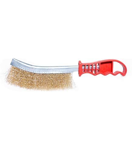 Set 8 Spazzole Metalliche – Con Rivestimento In Rame, Acciaio Inox E Ottone, Con Raschietti, Per Pulizie Professionali E Fai-da-te