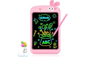 LIWQOLX Gifts for Girls for 2 3 4 5 6 7 Year Old Girls, 8.5Inch Writing Board, LCD Drawing Board for Kids, Toddler Toys Age 2-7 Girls Christmas Birthday Gifts
