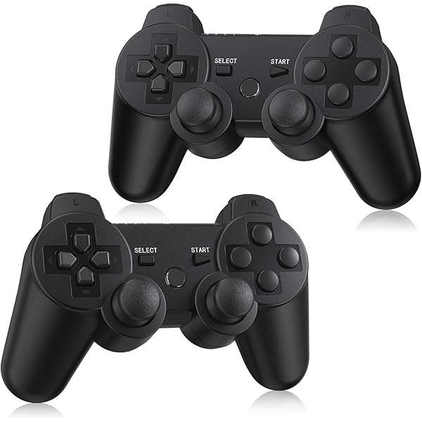 OKHAHA Controller 2 Pack for PS3 Wireless Controller for Sony