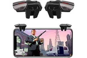 TSLBW Mobile Game Controller Trigger Fire Aim Button Trigger Sensitive Shooting and Target Button Target & Fire Trigger Key for iOS and Android Smart Phone 1 Pair (4 Schlüssel)