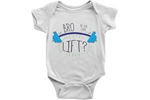 Kickass Tees Bro Do You Even Lift Babygrow Gym Training Daddy Workout Funny Weights Gift