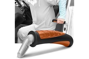 NINEMAX Car Door Handle for Disabled Car Handle Mobility Aid to Help Getting Out of Car,Assistance Handle for Car for Elderly and Handicapped(Black/Orange)