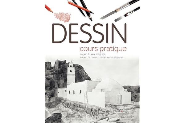 Dessin : Cours pratique, Crayon, fusain, sanguine, crayon de couleur, pastel, encre et plume