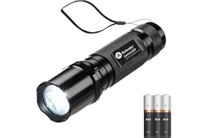 Defender Lumos LED Torch - Compact Handheld Battery Powered - 230 Lumen Waterproof Police Issue LED Torch - LED Flashlight Batteries Included