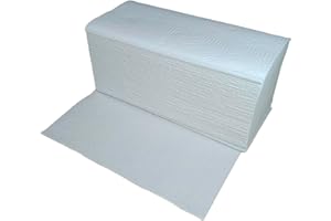 MSU - Toallas de Papel Secamanos Zig Zag Laminadas | Doble Capa Celulosa 100% Pura | Absorción Superior | Ideal para Restaurantes y Baños Profesionales, Blanco, 22,x 21 cm, Papel | Fabricado en España