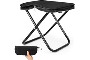 IYEREER Sgabello Pieghevole Portatile, Sedia Campeggio Pieghevoles, Sedie Pieghevoli da CampeggioSedia Portatile Pieghevoles, Spiaggia Sedia Pieghevole Portatiles per Esterno Pesca Viaggio, Resistente 120kg