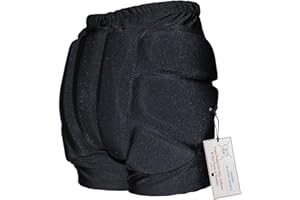 CRS Cross Gepolsterte Eiskunstlauf-Shorts - Damen Crash Butt Pads für Hüfte Steißbein & Po (9 Pads)
