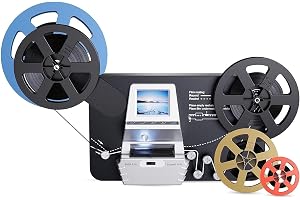 eyesen Super 8 Film Scanner, Converts Film in Digitales Video(3", 5", 7" und 9" Super 8/8 