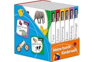 Duden 12+: Kennst du das? Meine bunte Kinderwelt (Würfel): 6 Mini-Bücher (Pappbilderbuch Bücher-Würfel, Band 1)