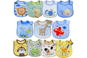 SLOSH 11 Baberos Impermeables Bebe Recien Nacido Niño Niñas Unisex