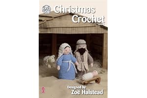 King Cole Christmas crochet Book 3 – Libro per lavori amigurumi, soggetti: presepe, ghirlanda, palline di Natale, corona, pinguino e molto altro ancora