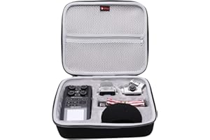 XANAD Hard Case for Zoom H6 All/Zoom H6 Six-Track/Zoom H6essential / Zoom H4essential Portable Recorder