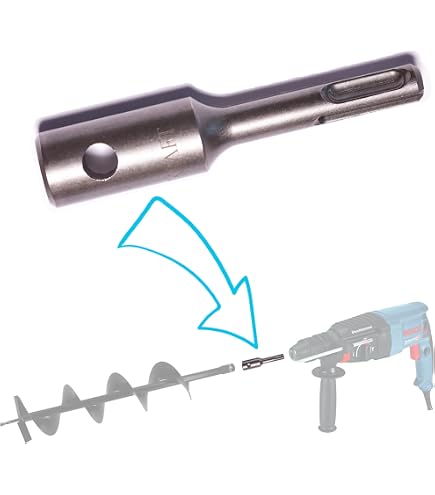 WERHE Erdbohrer Für Bohrmaschine Mit SDS Max Adapter ⌀200 Mm, 80c