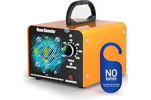 Generatore di Ozono 30000 mg/h, Fwiull Ozonizzatore Portatile per Abitazioni e Auto, Purificatore d'aria all'Ozono O3, Ozonizzatore Industriale 300㎡ per Odori di Animali Domestici e Cucina, Hotel