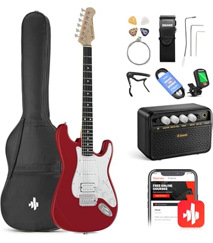 Kit Chitarra Elettrica Fender Squier Stratocaster - Con Ampli, Custodia E Accessori - Foto 6
