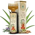Havintha Jata Amrit Herbal Hair Oil For Men & Women - 100 Ml | Helps Hair Growth, Long, Shiny & Reduces Hair Fall | With Rosemary, Tea Tree, Lavender, Castor Oil, Ratanjot, Neem Leaves, Black Seeds