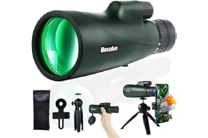 NEYLANG 10-30X50 Zoom Monocular Telescope, High Power, BAK-4 Prism, FMC Coated, Compact, Lightweight, Green, Adults, Unisex, Outdoor Enthusiasts, Tech-Savvy Users