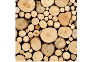 murando Tapete selbstklebend 10m Wandtattoo dekorative Möbelfolie Dekorfolie Fotofolie Panel Wandaufkleber Wandposter Wandsticker - Holz 1602-8