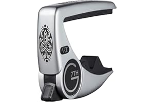 G7th Performance 3 Capo Guitarra Celta Plata – Control de Tensión Revolucionario – Tecnología de Radio Adaptativo (ART) – Capo de Guitarra Galardonado – Diseñado en el Reino Unido