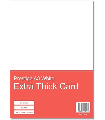 Cartoncino Bianco Super Spesso 400 G/mq - 25 Fogli A4 Per Stampe Creative E Biglietti - Foto 4