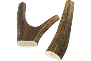ARTISAN GIFT CO Corno di Cervo per Cani, Osso per cani da Masticare 100% Naturale, peso minimo Confezione 100gr. (S - 2 pz.)