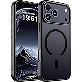 URUCHI iPhone 17 Pro Max İle Uyumlu G&uuml;&ccedil;l&uuml; Manyetik Telefon Kılıfı, [Mag-Safe ile Uyumlu] [Askeri D&uuml;zey D&uuml;şme Koruması] [G&uuml;&ccedil;l&uuml;