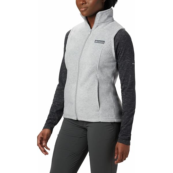 Gilet Sans Manches Polaire Pour Femme - Léger, Chaud, Poches Kangourou - Printemps/Automne - 100% Polyester