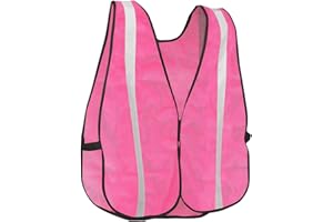 KAYGO Hi Vis Vests, Reflective High Visibility Safety Vest, Silver Stripe, for Men and Women, Pack of 1/10