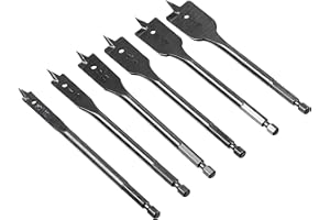 Marca Amazon - Denali Juego de puntas de pala 6 piezas, de 10 a 25 mm