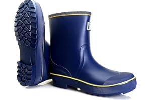 Foinledr Gummistiefel Herren Halbhoch Regenstiefel Gumischtifel Herren Wasserdicht Rain Boots Gartenstiefel Atmungsaktiv Gummistiefeletten Wasserdichter Angelstiefel