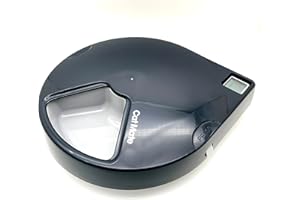 CLOSER PETS Cat Mate C500 5-miskowy automatyczny podajnik karmy dla zwierząt z cyfrowym timerem – dla kotów i małych psów, karma mokra lub sucha, zawiera dwa wkłady chłodzące, 5 posiłków do 330 g każdy, szary