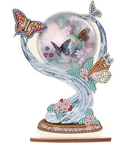 Diamond Painting Serviettenhalter Aus Acryl – Engel-Design, Inkl. DIY-Set, U-förmig
