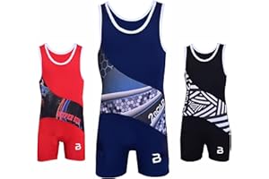 2BOLD Wrestling Singlet For Kids,MMA Powerlifting, Wrestling, Athletic, Body Suit, Youth Breathable Singlet