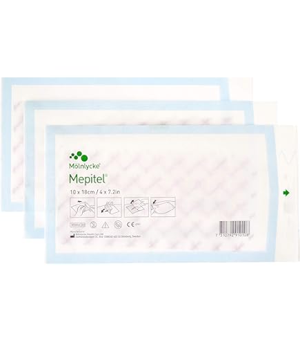 Mepitel One – Medicazione Interfaccia In Silicone 7,5x10 Cm – Confezione Da 10 – Tecnologia Safetac
