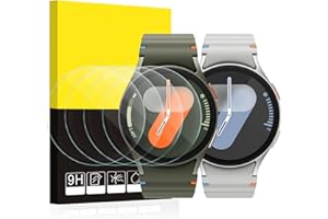 SPGUARD 4-Stück Schutzfolie Kompatibel mit Samsung Galaxy Watch 7 44mm Panzarglas Galaxy Watch 6/5/4 44mm Schutzfolie, Anti-Kratzen Hohe Klar Glas Displayschutzfolie für Galaxy Watch 7/6/5/4 44MM.