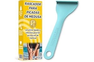 THE INVENTIONS EMPORIUM Meduclean - Alivio Picaduras de Medusa – Dispositivo para Retirar Filamentos Urticantes – Rápido y Natural – Sin Químicos – Seguro para Niños y Adultos – Ideal para Playa y Actividades Acuáticas (1)