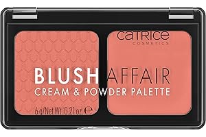 ‎CATRICE Catrice Blush Affair Cream & Powder Palette, Rougepalette, Nr. 040, Orange, 1 Orange-Töne, vegan, ohne Konservierungsstoffe, ohne Parabene, ohne Mikroplastikpartikel, 1er Pack (6g)